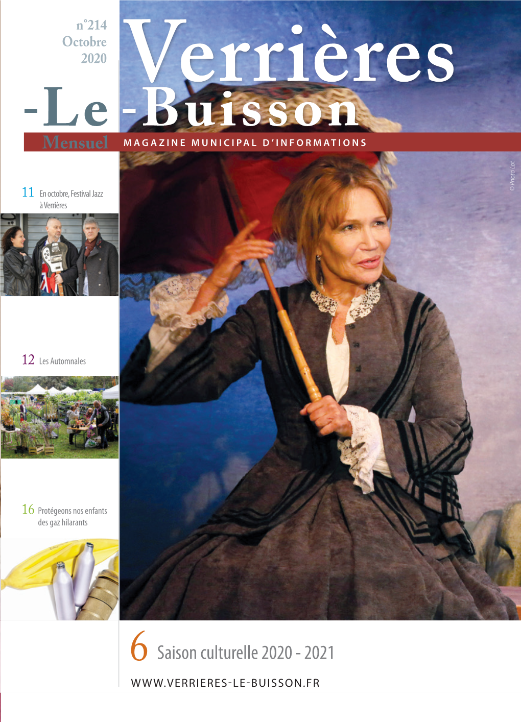 N°214 Octobre 2020 Verrières -Lemensuel -Magazinebuisson MUNICIPAL D’INFORMATIONS