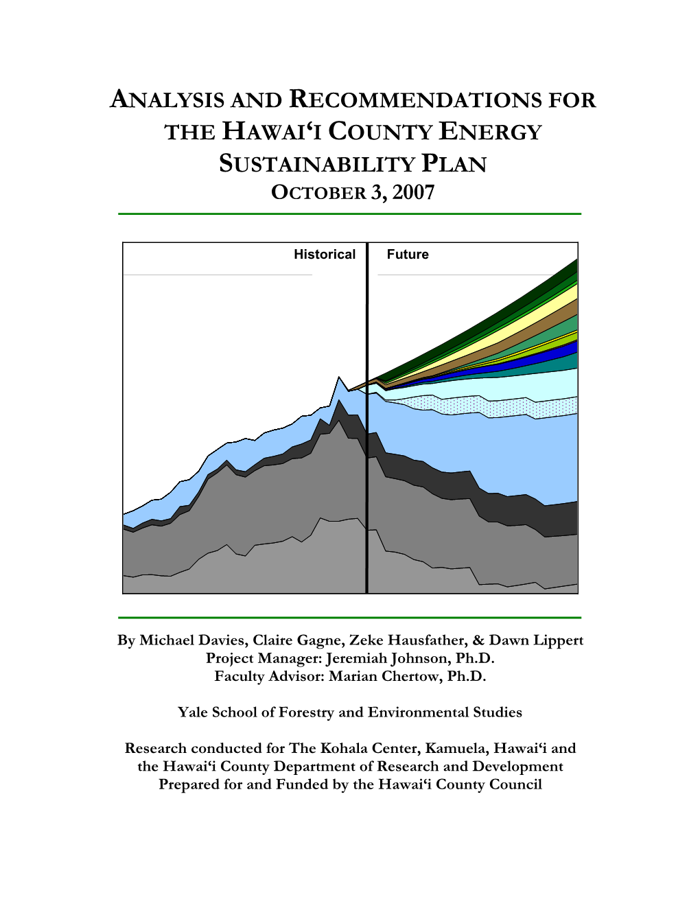 The Hawai'i County Energy