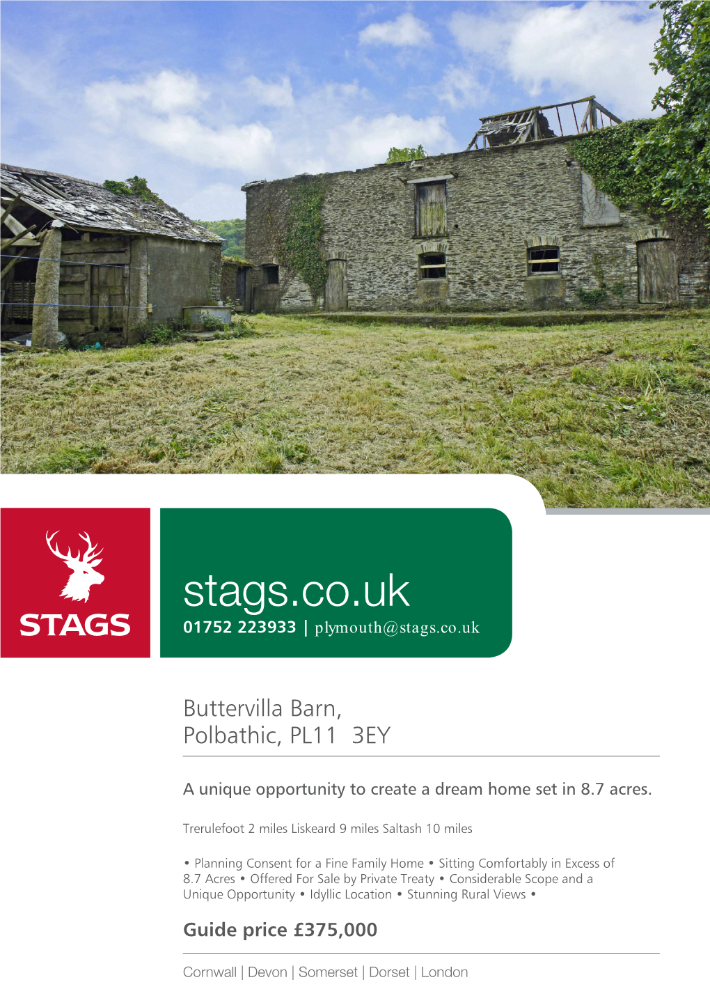 Stags.Co.Uk 01752 223933 | Plymouth@Stags.Co.Uk