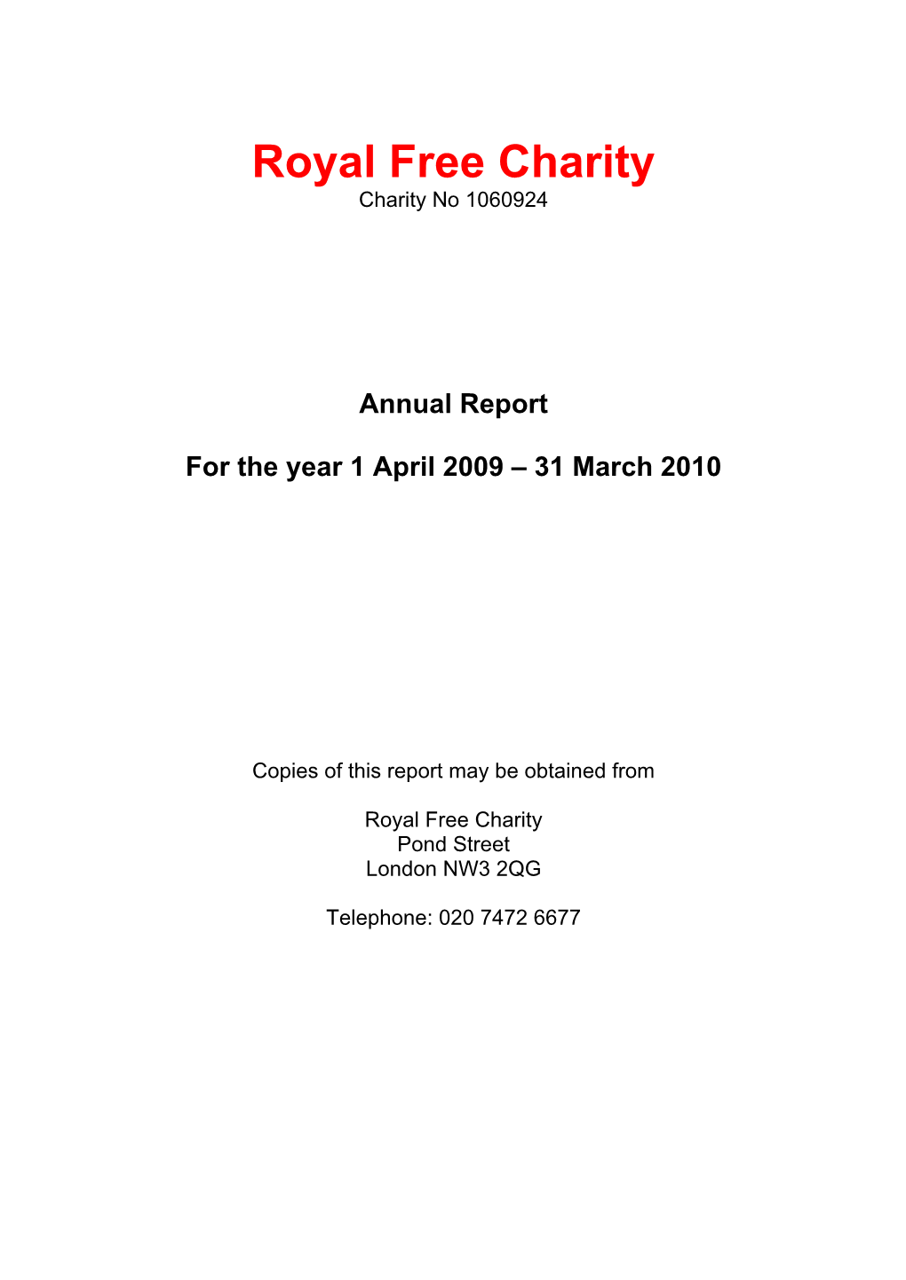 Annual Report 2009/2010 (.Pdf 969KB)