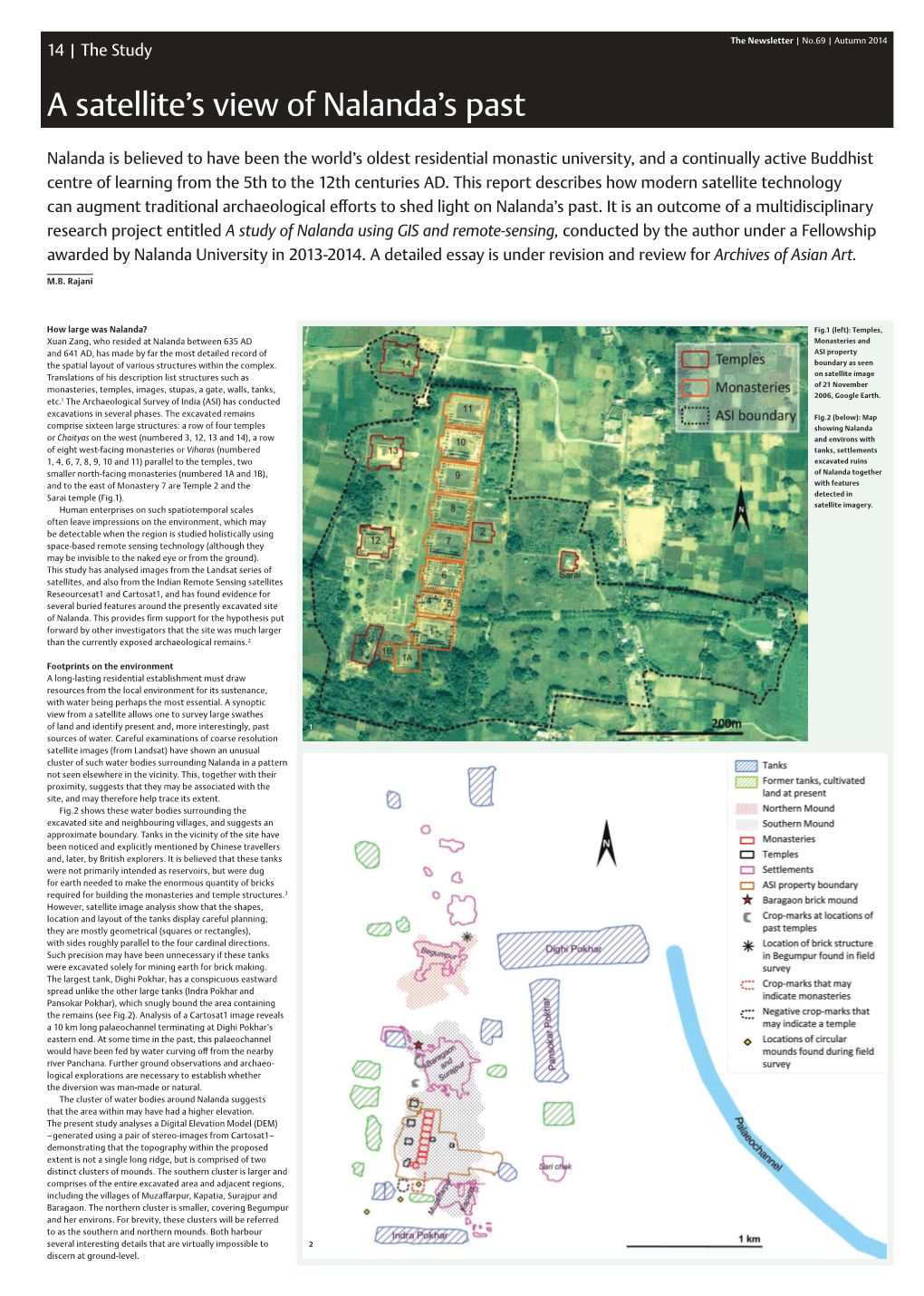 A Satellite's View of Nalanda's Past