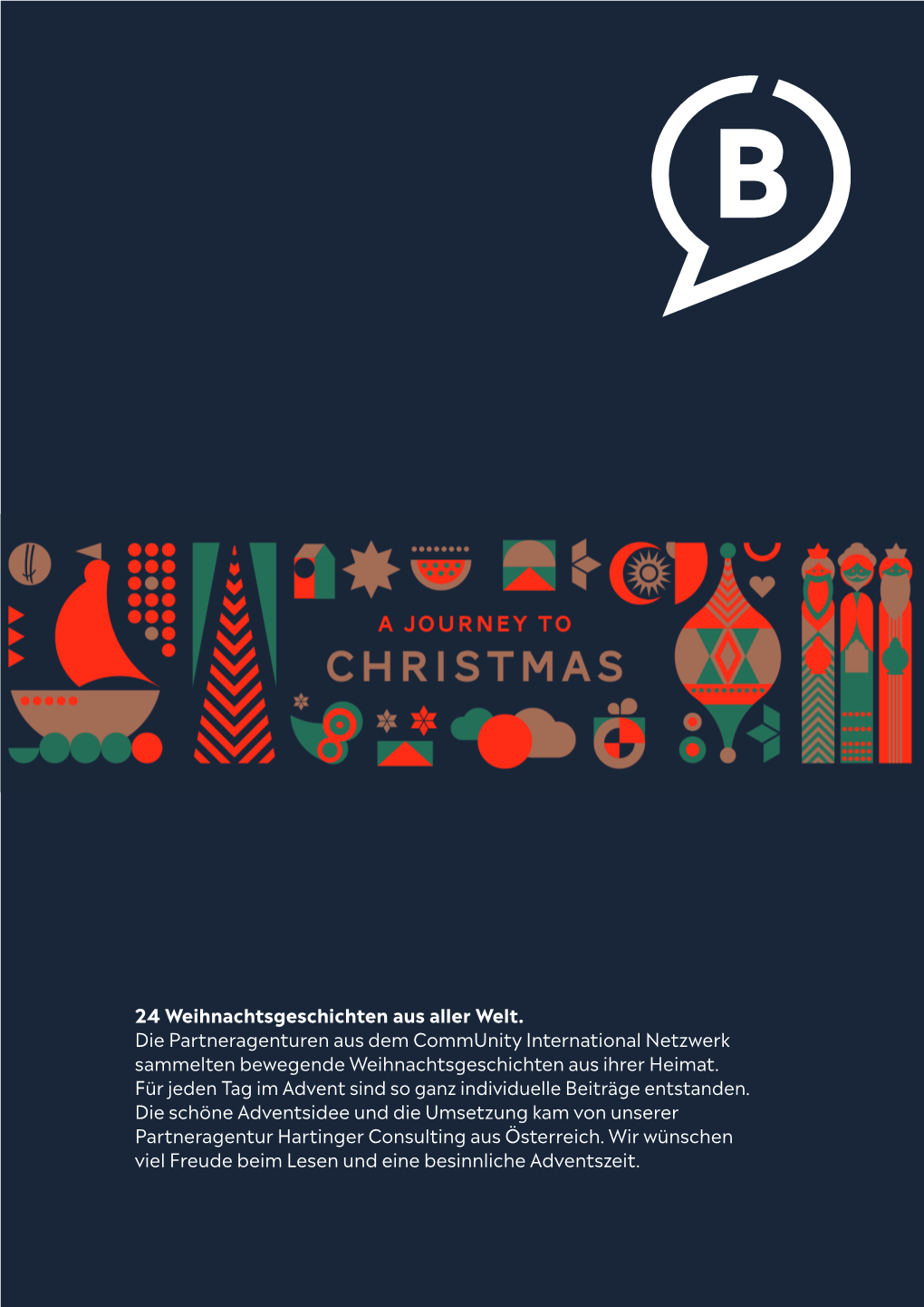 24 Weihnachtsgeschichten Aus Aller Welt. Die Partneragenturen Aus Dem Community International Netzwerk Sammelten Bewegende Weihnachtsgeschichten Aus Ihrer Heimat