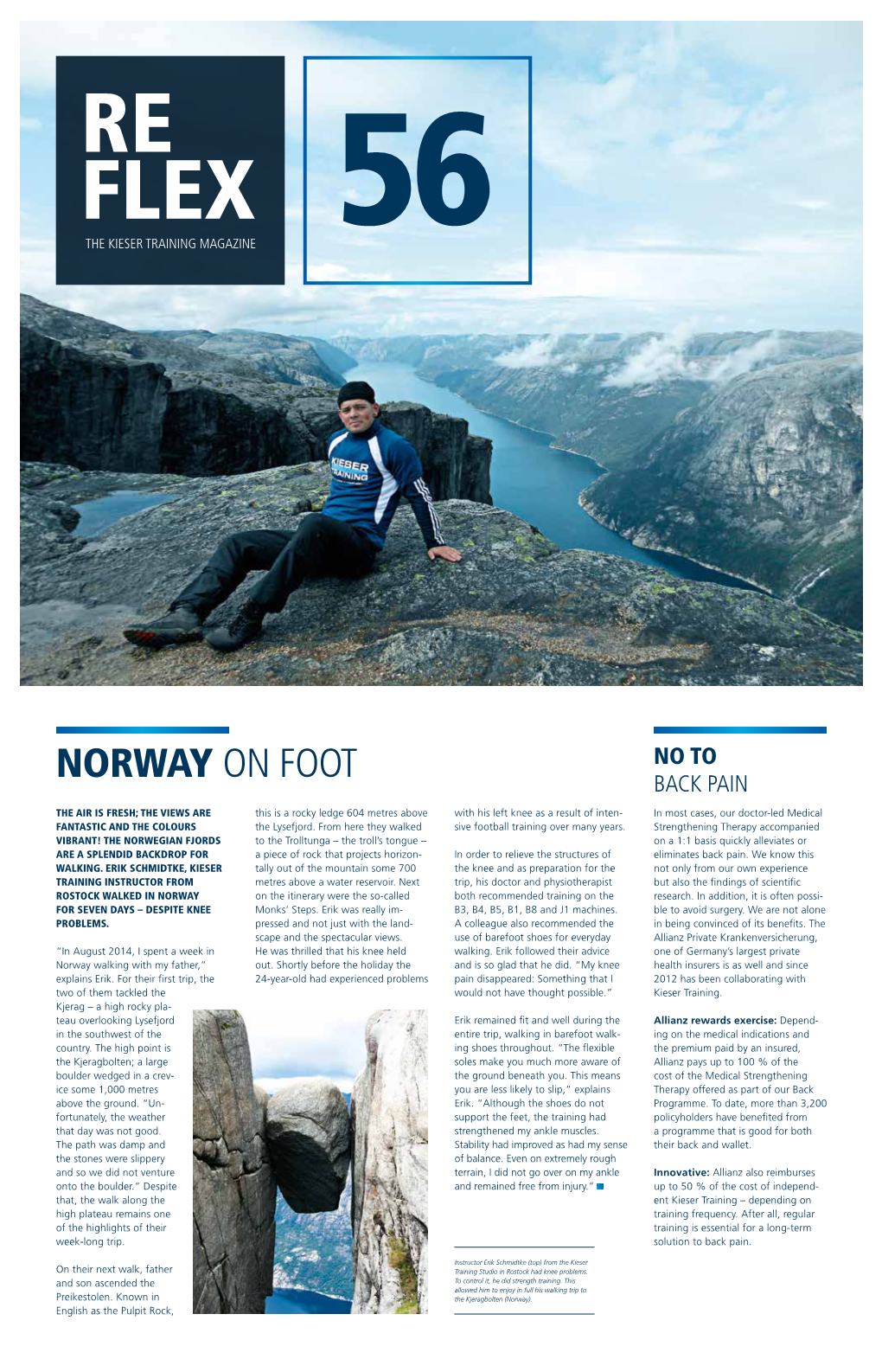 Norway on Foot Back Pain