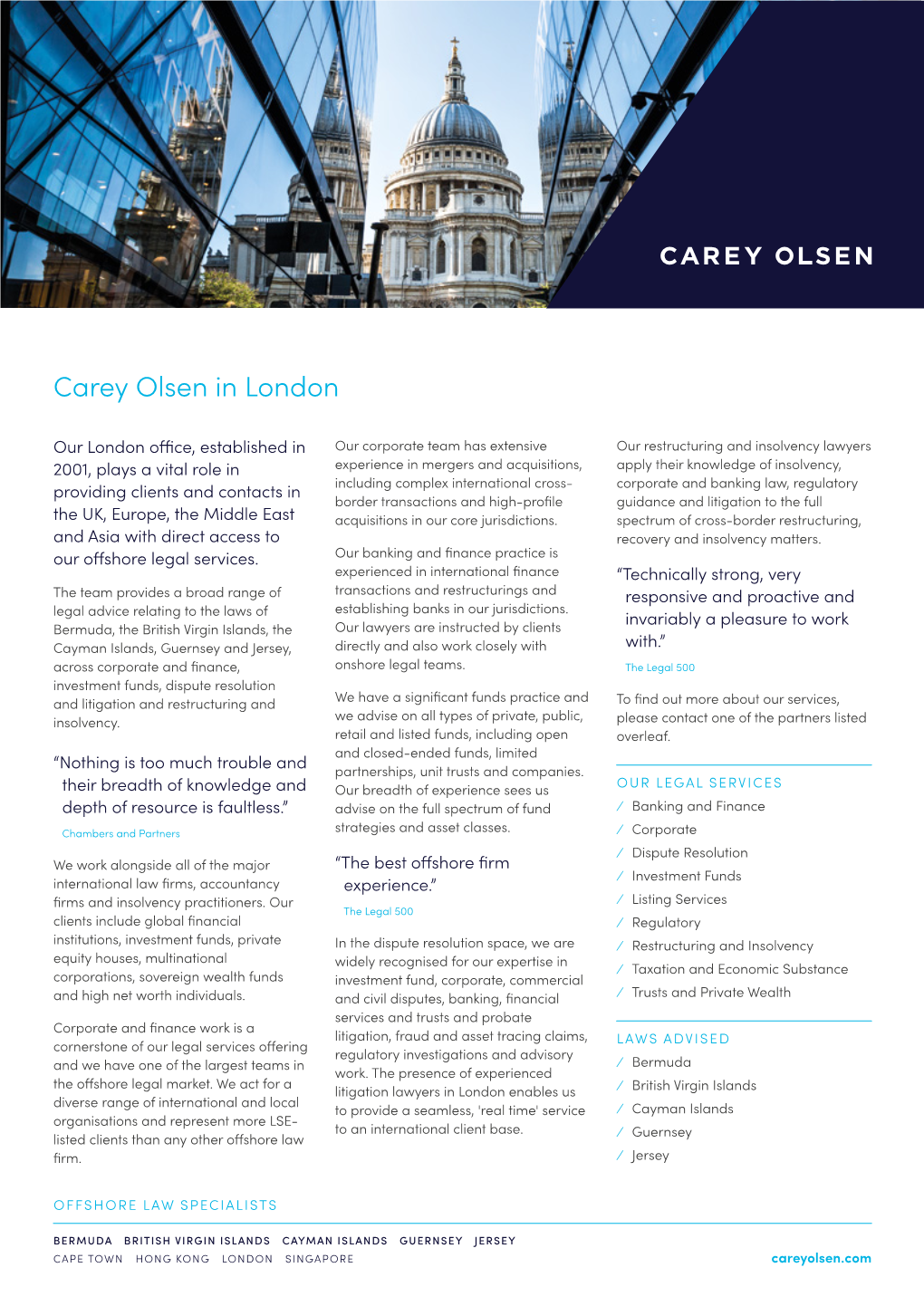 Carey Olsen in London