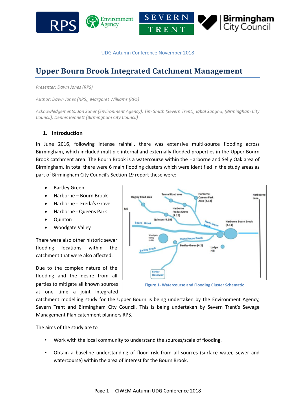 Upper Bourn Brook Integrated Catchment Management