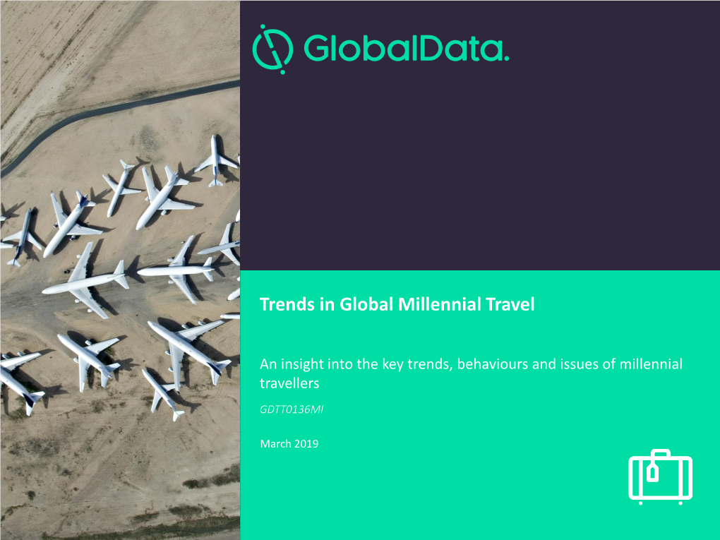 Trends in Global Millennial Travel