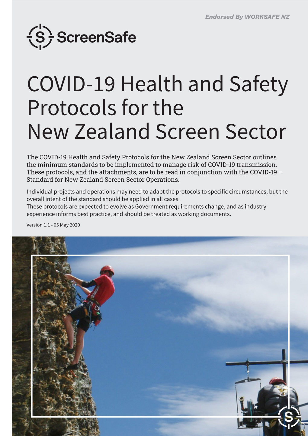 COVID-19 Health and Safety Protocols for the New Zealand Screen Sector