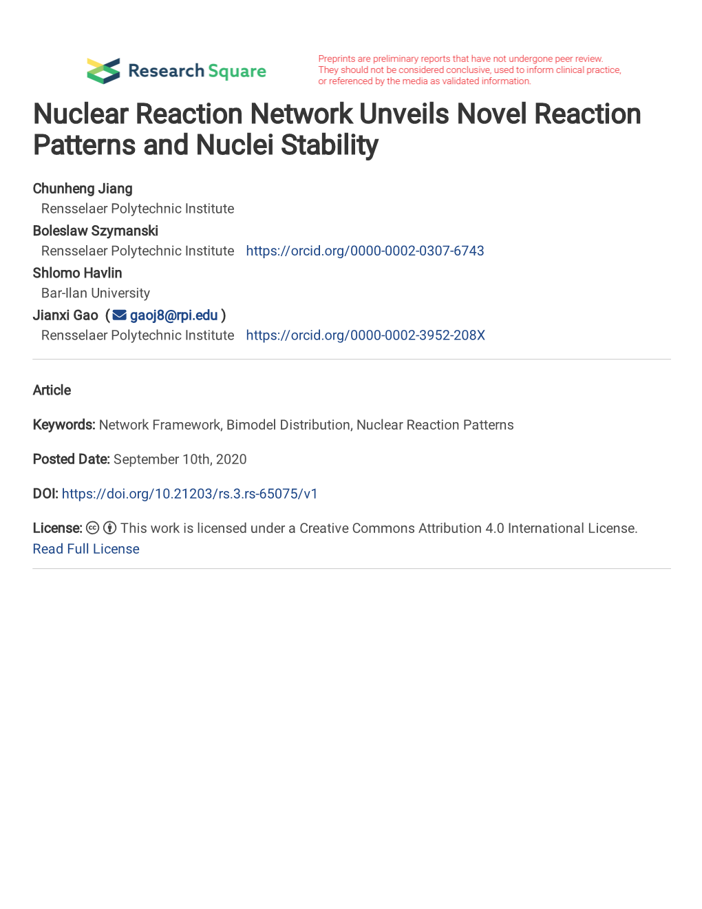 Nuclear Reaction Network Unveils Novel Reaction Patterns and Nuclei Stability