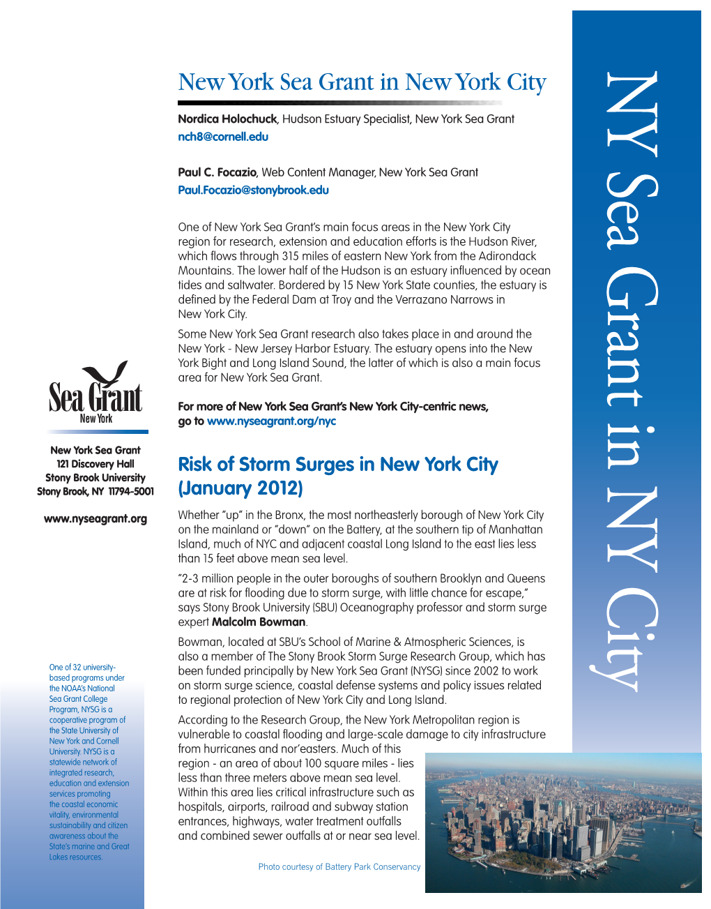 Fact Sheet: NYSG in NYC (Pdf)