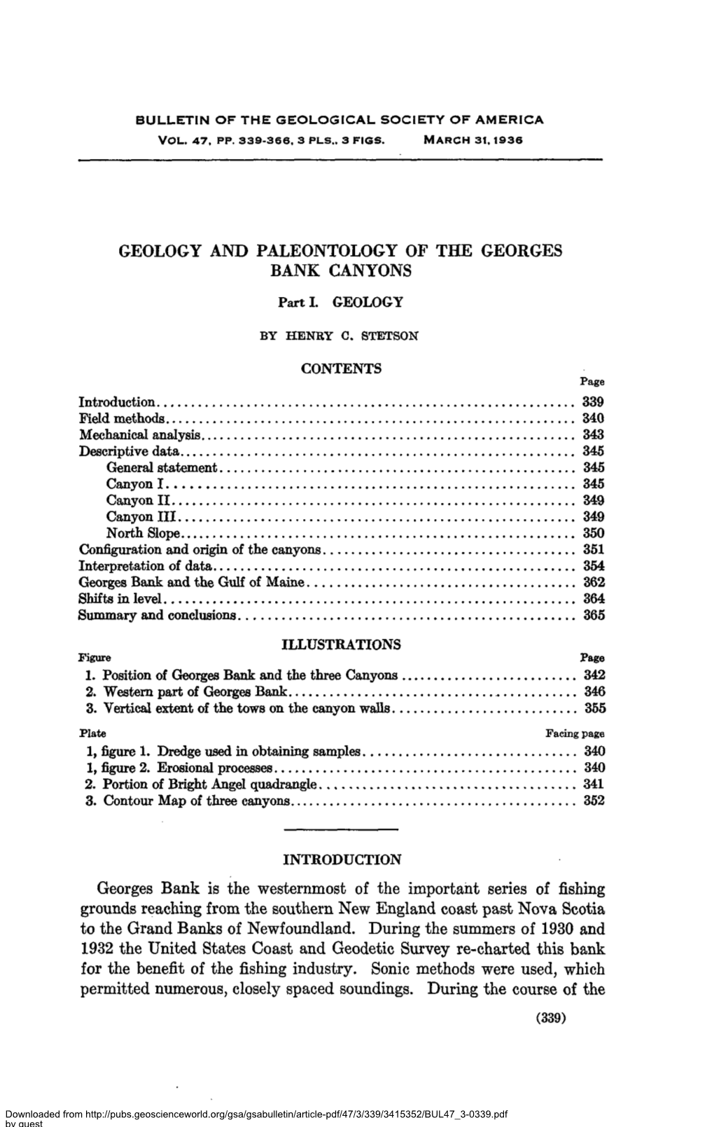 Vol. 47, Pp. 339-366, 3 Pls.. 3 Figs. March 31. 1936