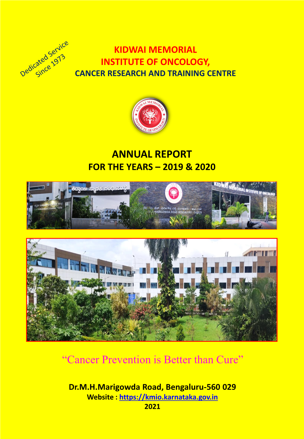 Annual Report for the Years 2019 and 2020