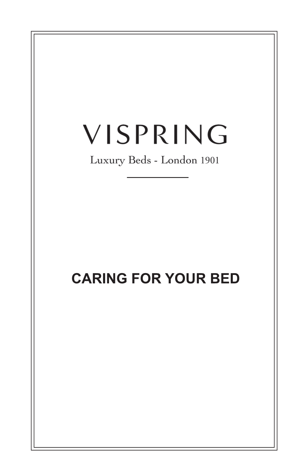 Care for Your Bed Pages.Indd