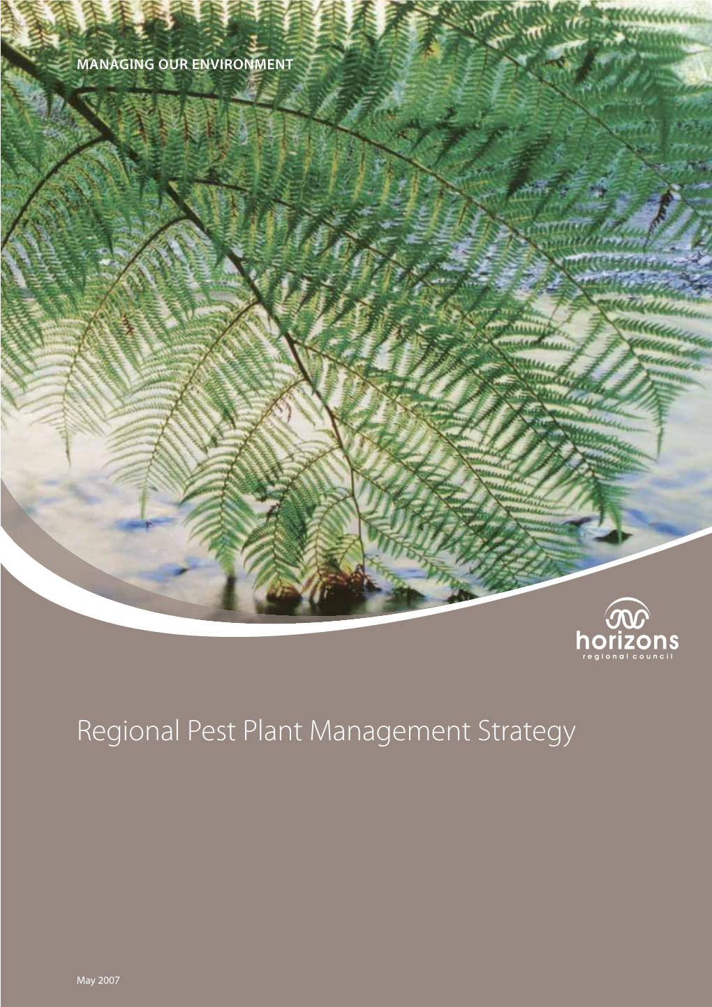 Regional Pest Plant Management Strategy