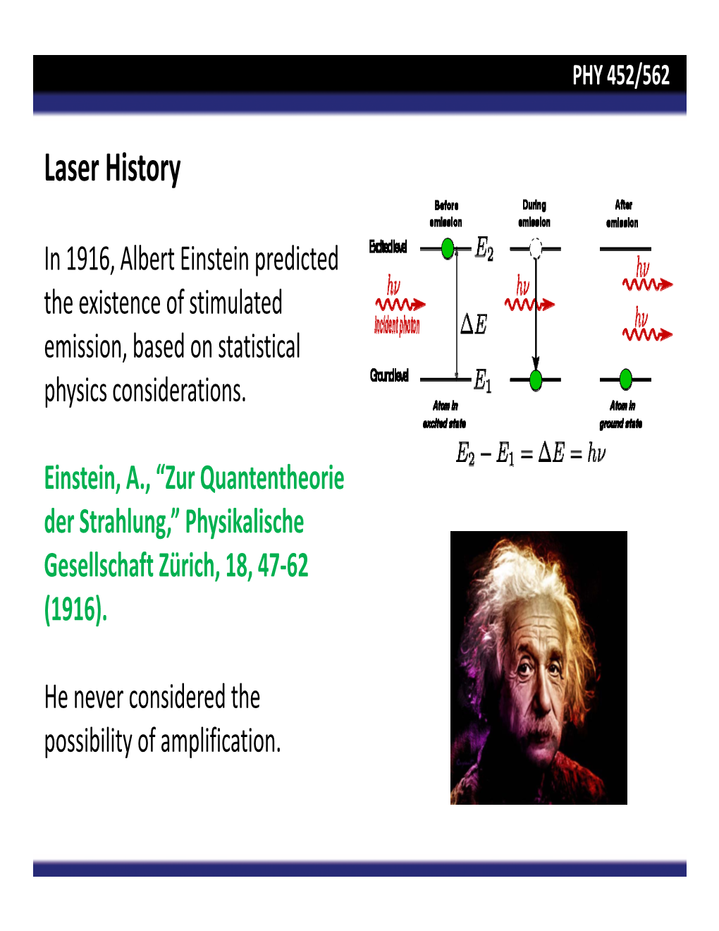 Laser History