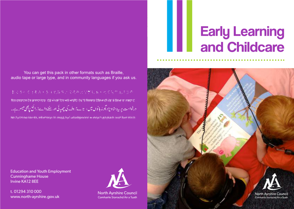 Early Years Booklet