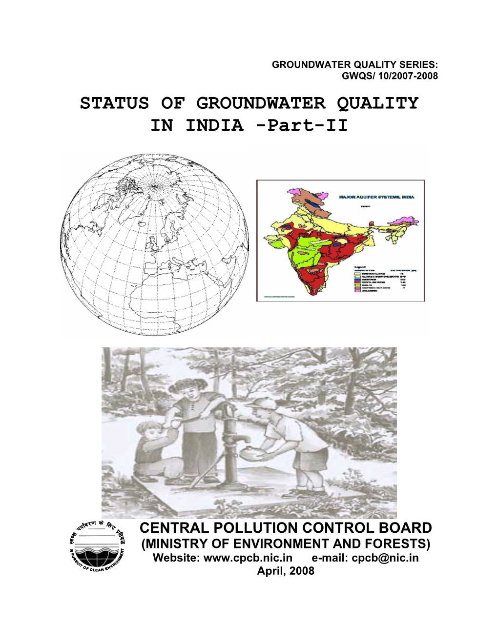 STATUS of GROUNDWATER QUALITY in INDIA -Part-II