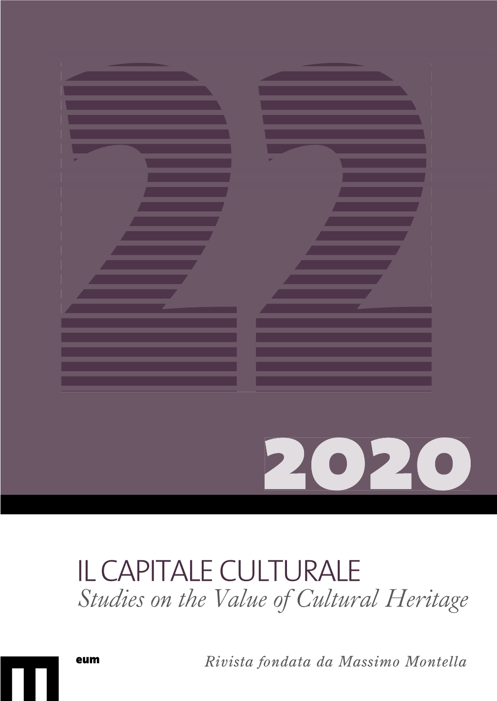 IL CAPITALE CULTURALE Studies on the Value of Cultural Heritage