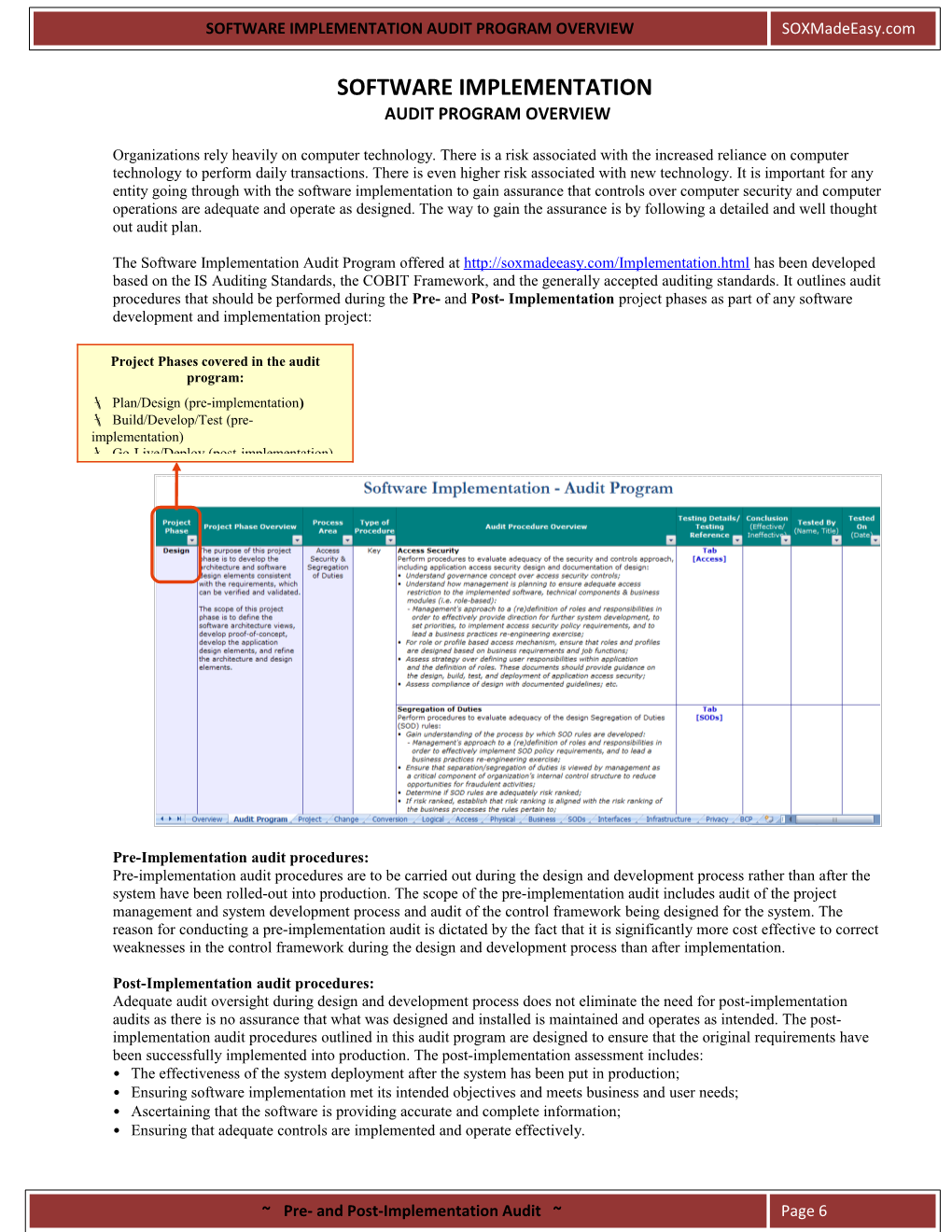 Software Implementation