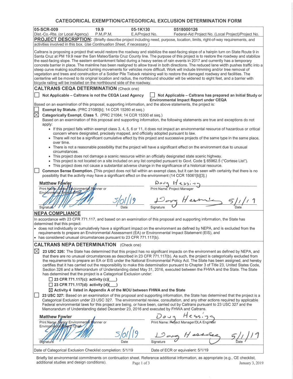 S/Ot L9 V L/-O.-4 •~ Date Signature ~ L