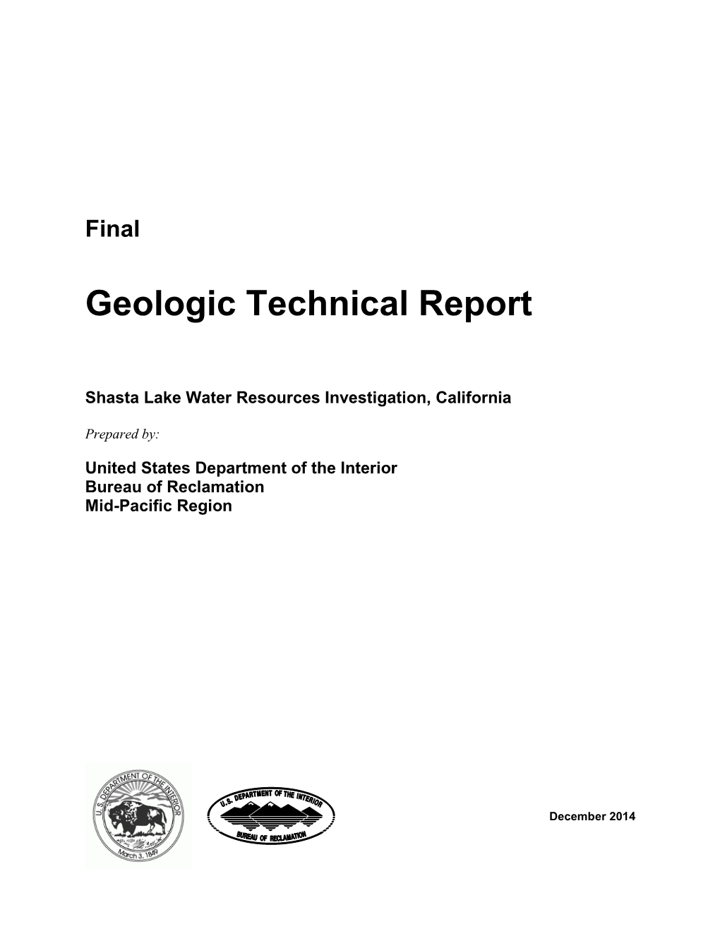 FEIS Geologic Technical Report