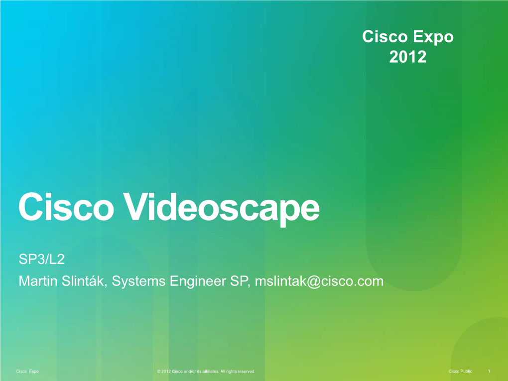 Cisco Videoscape