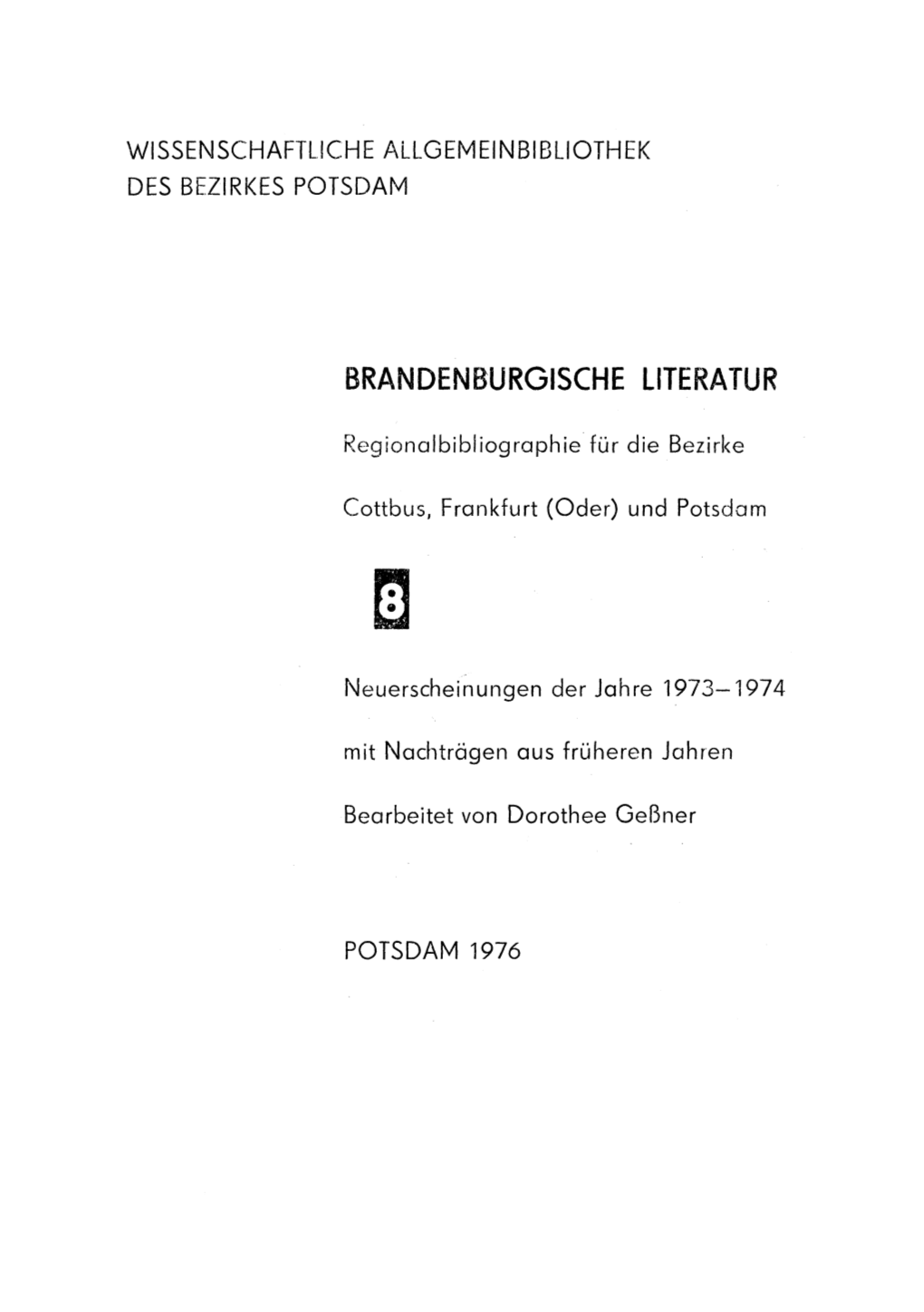 Brandenburgische Literatur