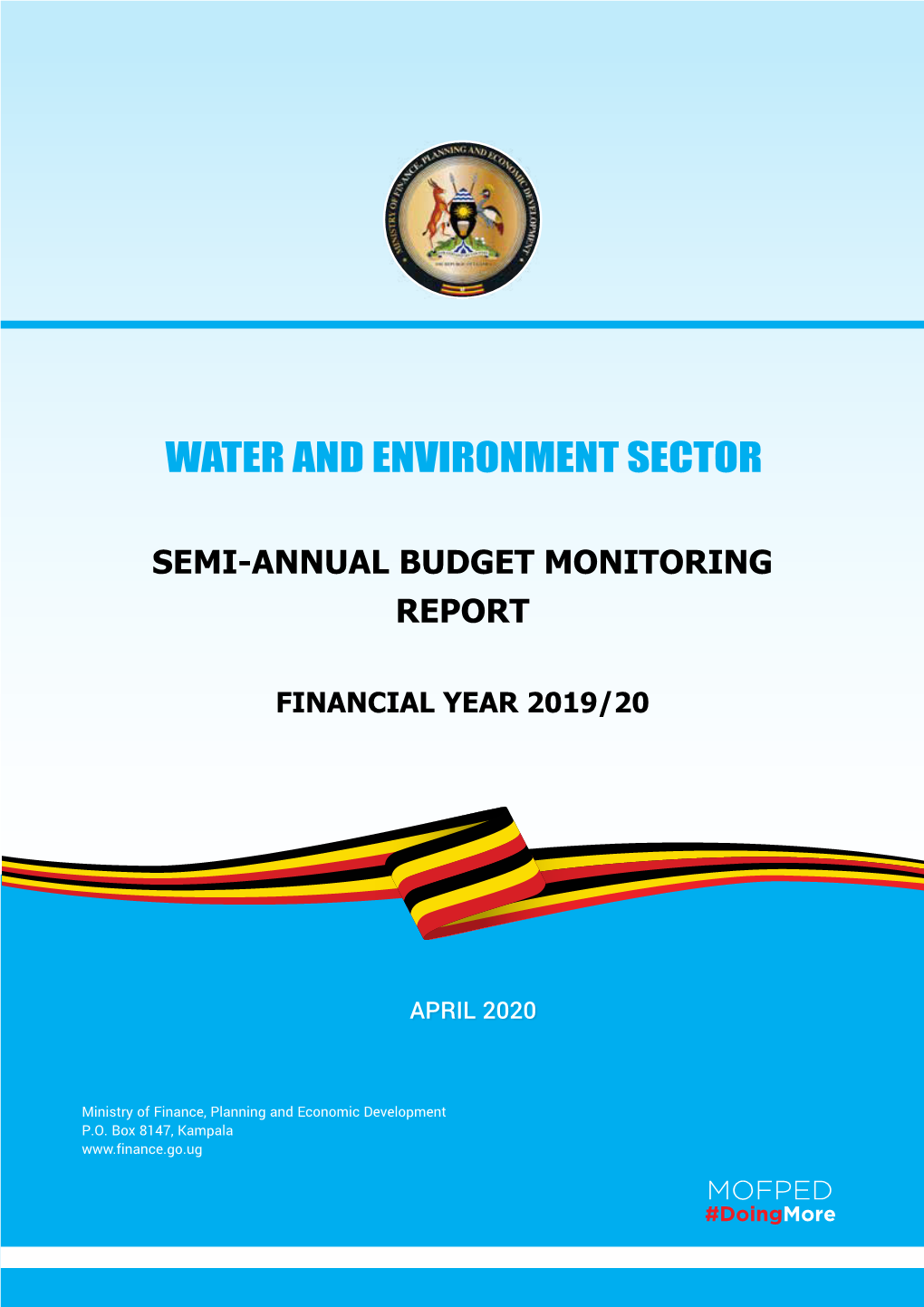 Water and Environment Sector Semi-Annual Monitoring Report