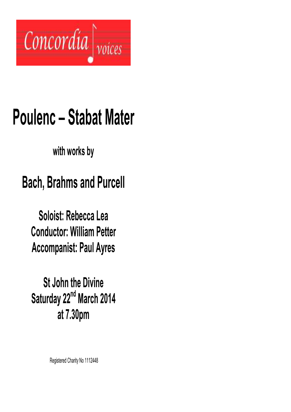 Poulenc – Stabat Mater