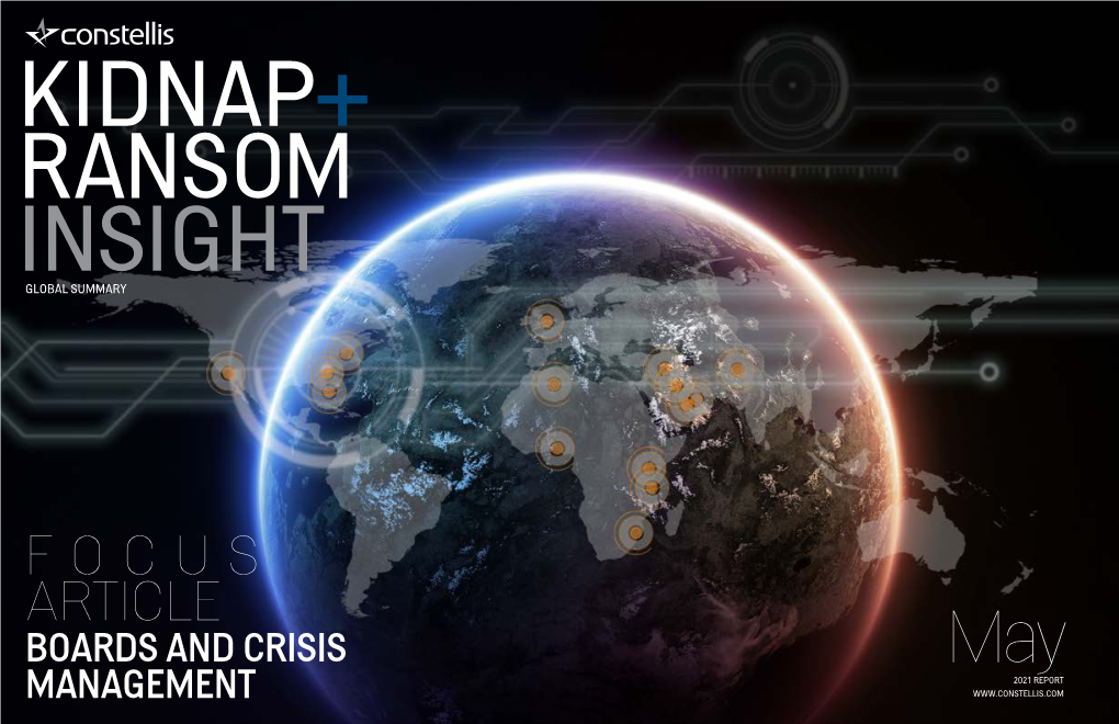 Constellis Global Kidnap & Ransom Insight