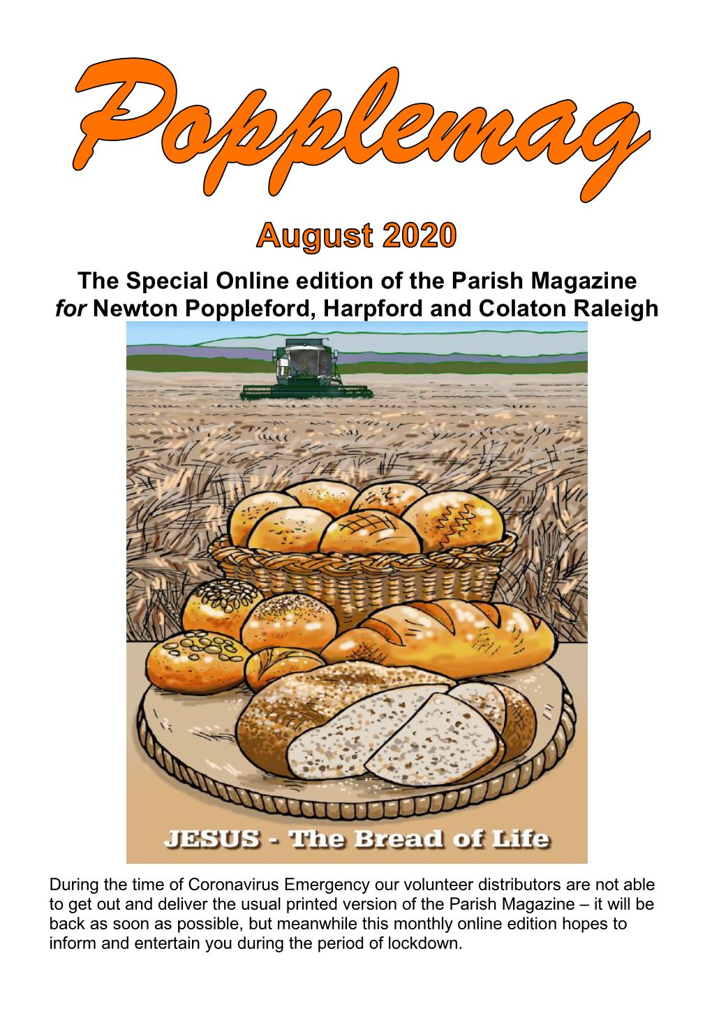 The Special Online Edition of the Parish Magazine for Newton Poppleford, Harpford and Colaton Raleigh