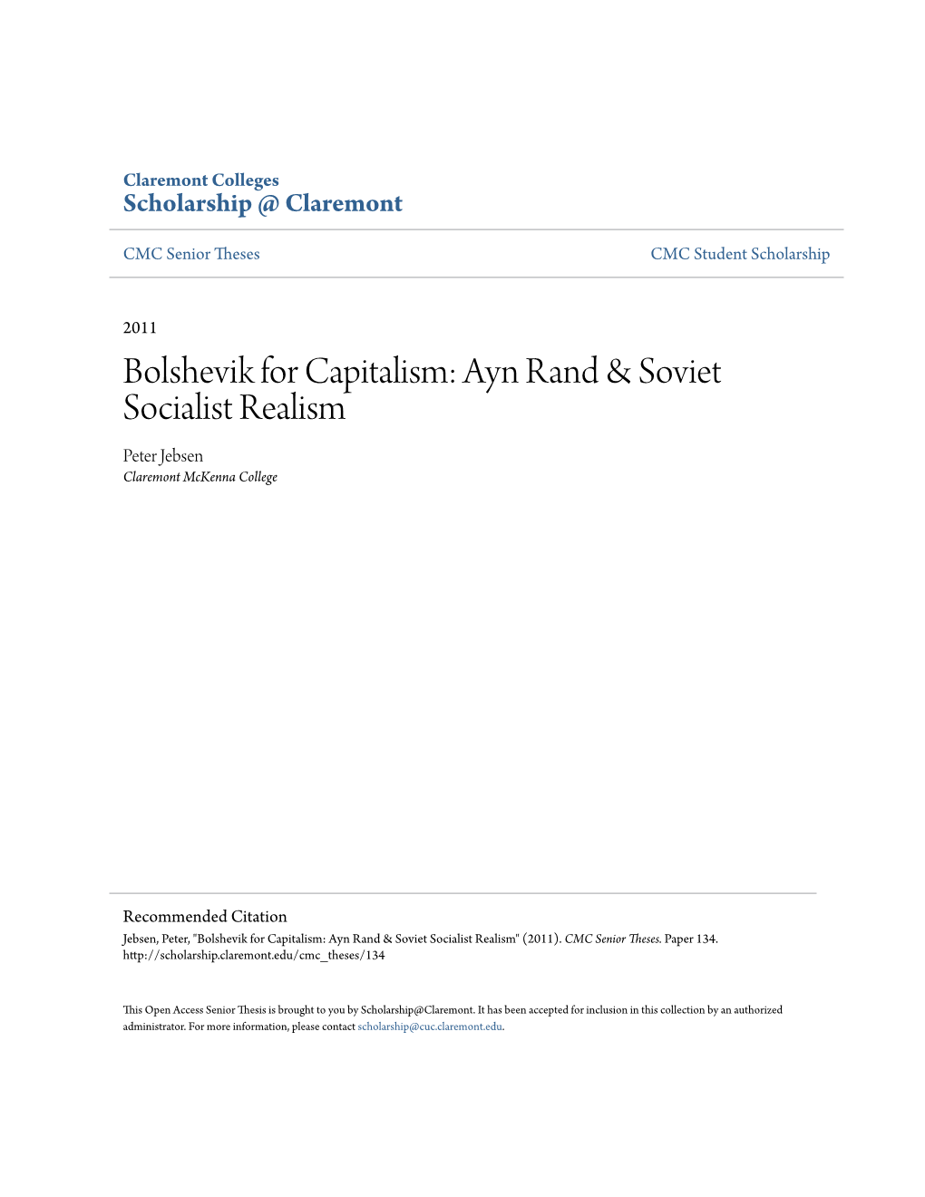 Ayn Rand & Soviet Socialist Realism