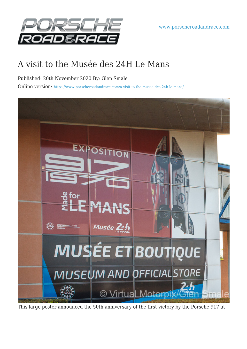 A Visit to the Musée Des 24H Le Mans
