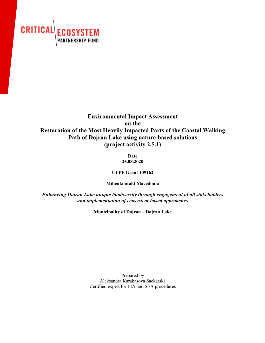 Safeguard: Environmental Impact Assessment English Pdf 3.85 MB