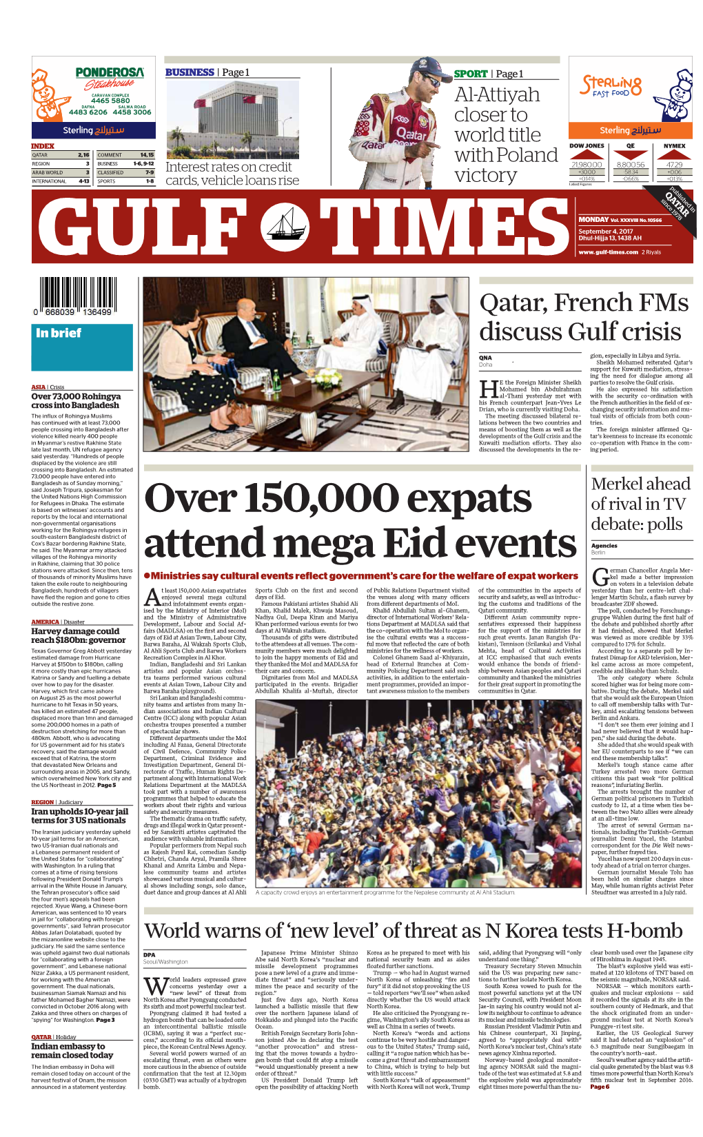 Over 150,000 Expats Attend Mega Eid Events