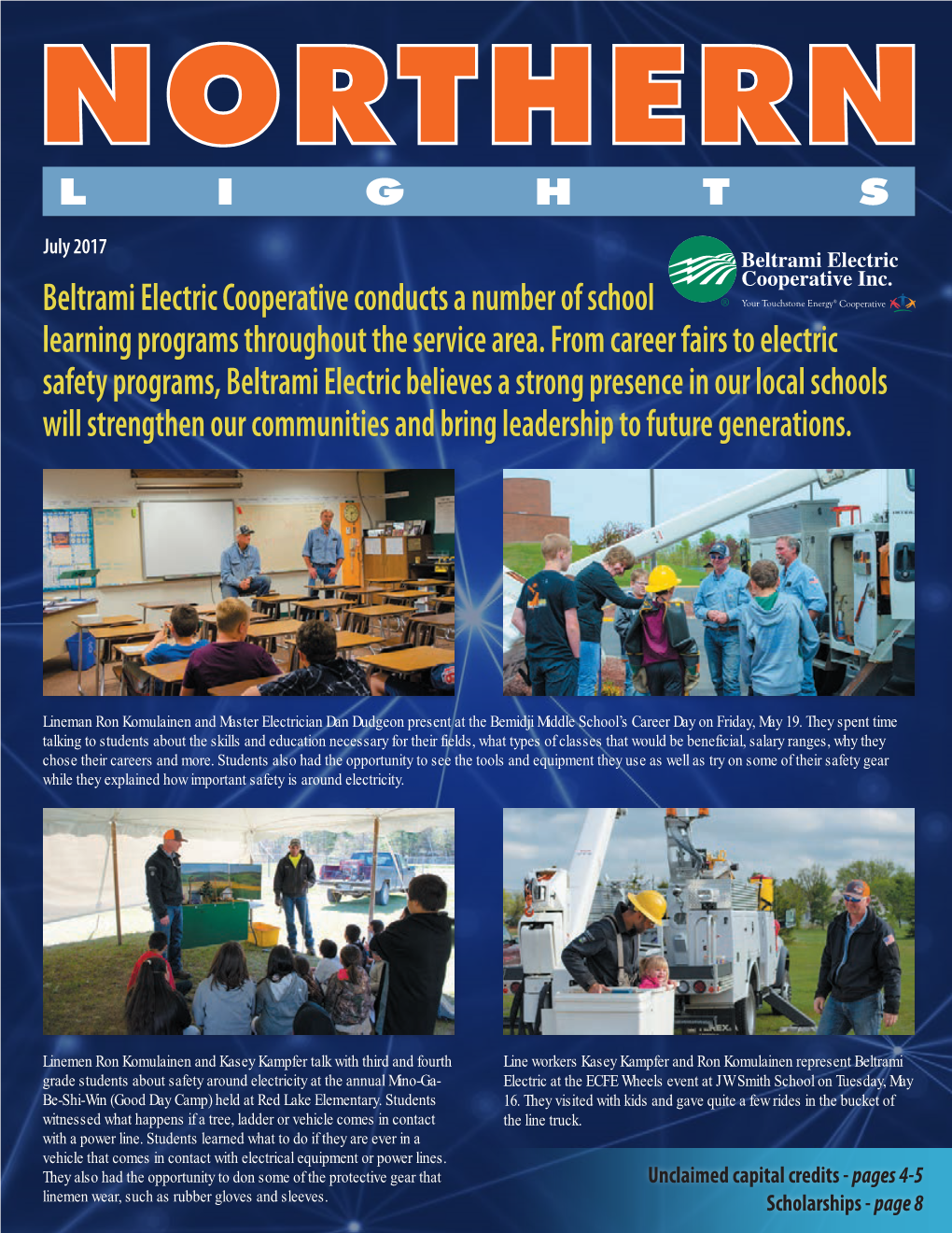 Beltrami Electric Cooperative Conducts a Number of School Learning Programs Throughout the Service Area