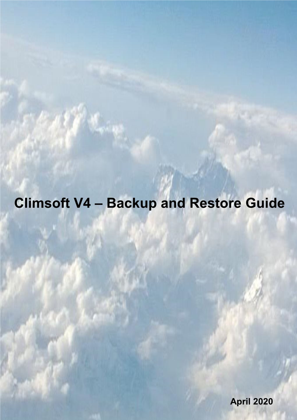 Backup and Restore Guide