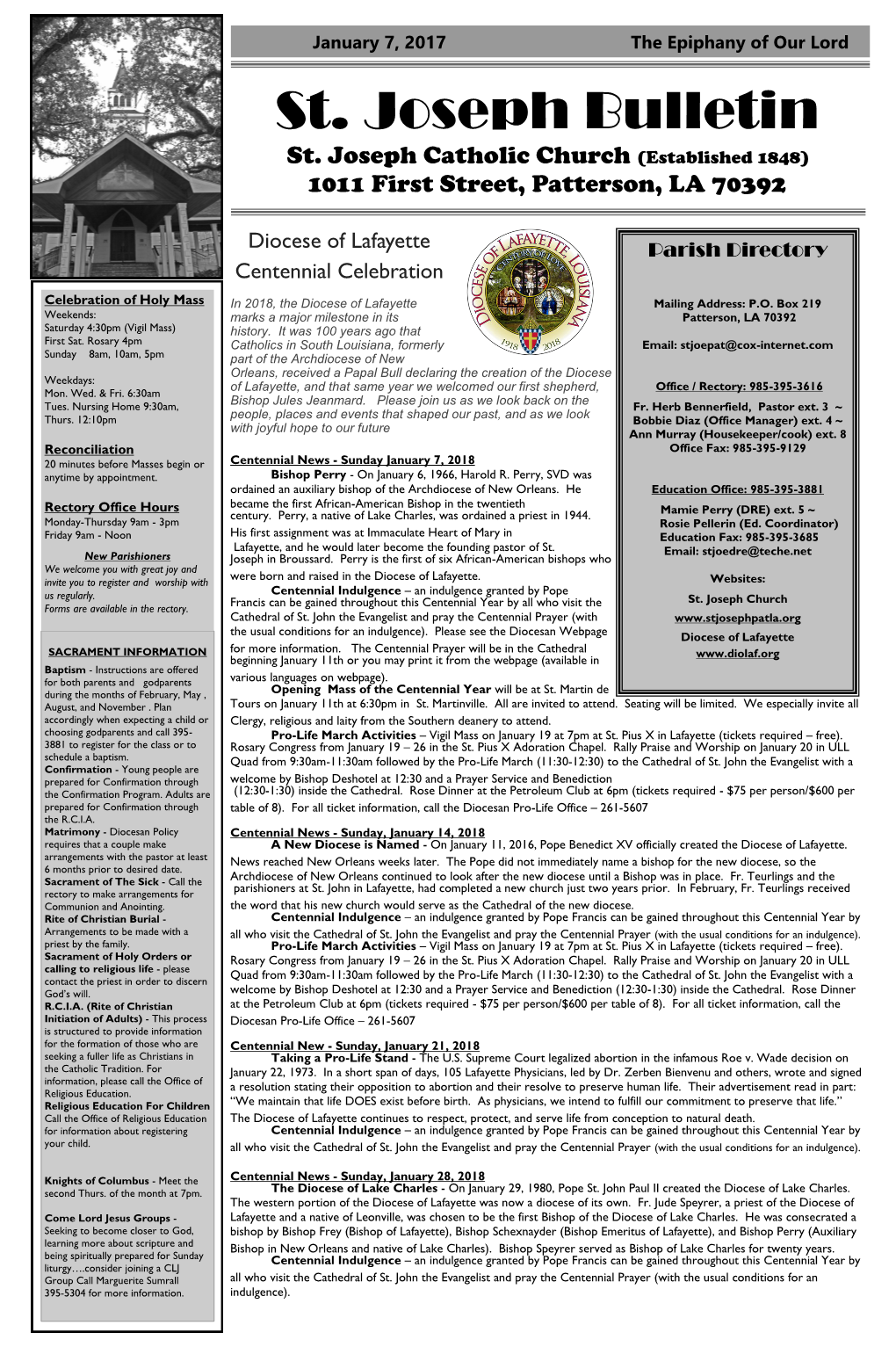 St. Joseph Bulletin