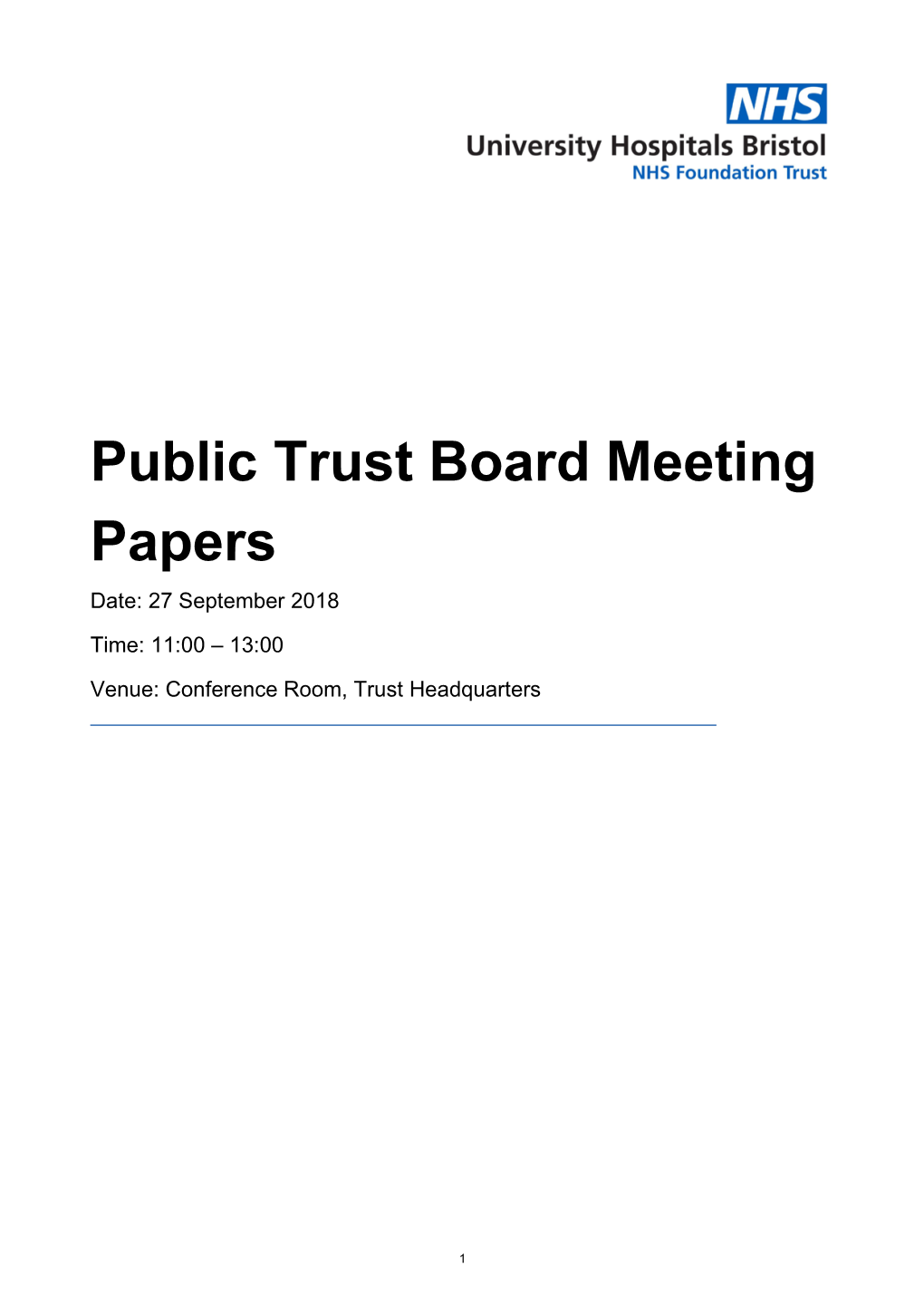 Public Trust Board Meeting Papers Date: 27 September 2018