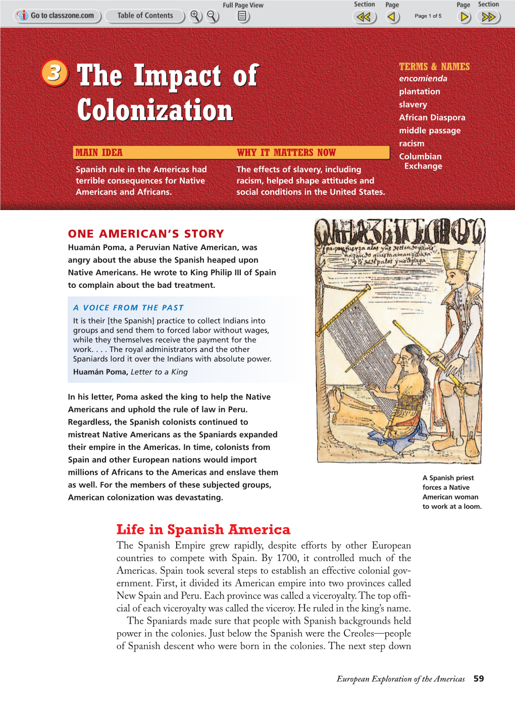 The Impact of Colonization