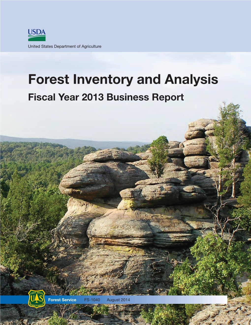 Forest Inventory and Analysis: Fiscal Year 2013 Business Report