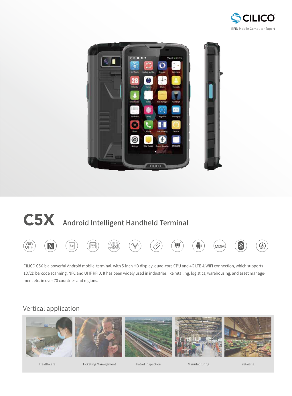 C5X Android Intelligent Handheld Terminal