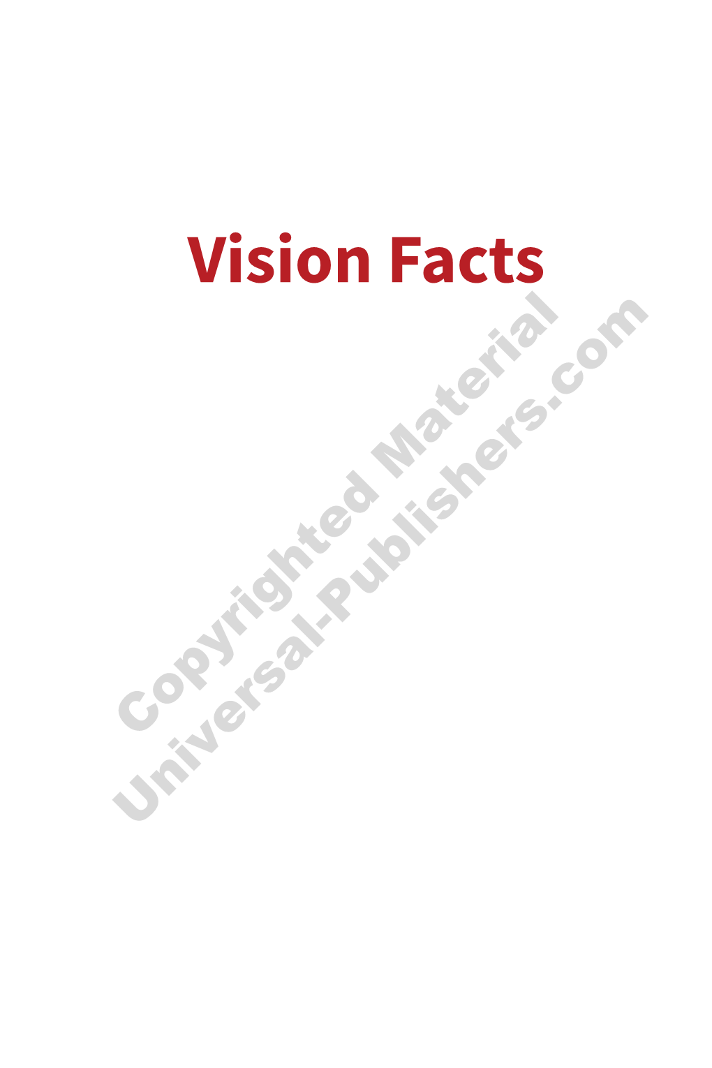 Vision Facts: Questions About the Human Eye