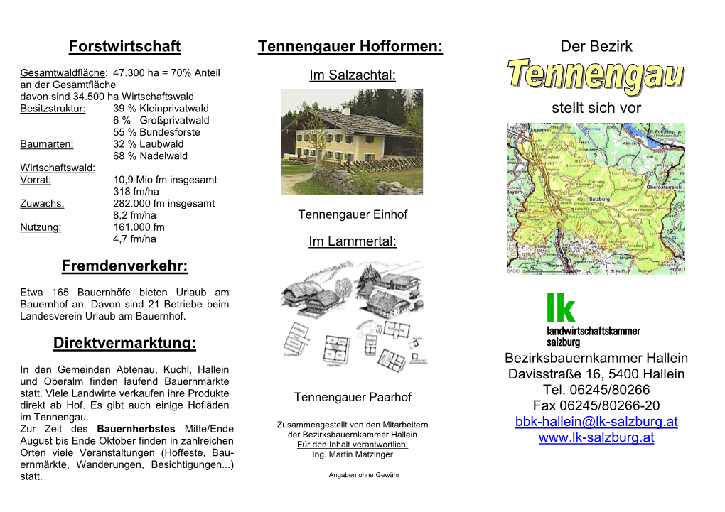 Infofolder Tennengau.Pdf