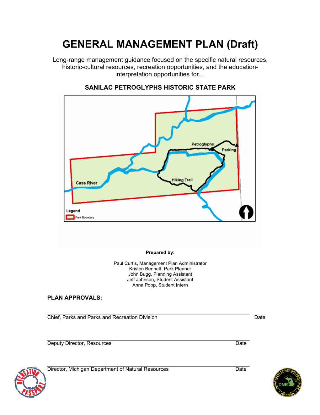 GENERAL MANAGEMENT PLAN (Draft)