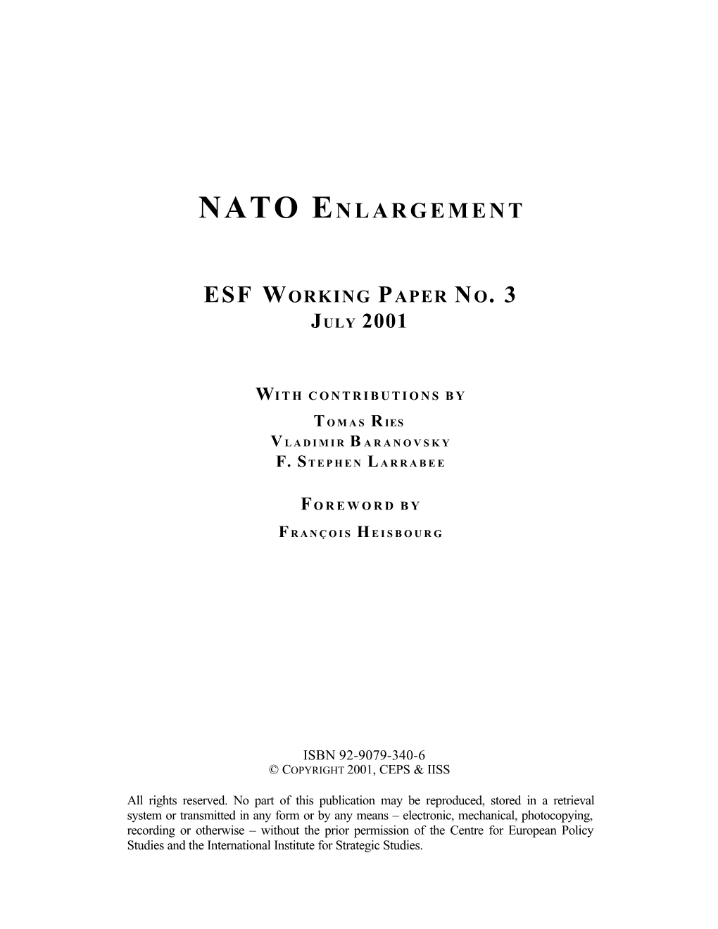 Nato Enlargement