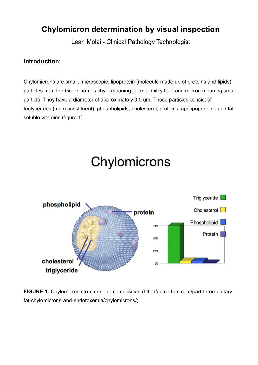 Chylomicron Determination by Visual Inspection