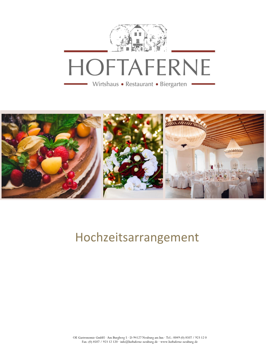 Hochzeitsarrangement