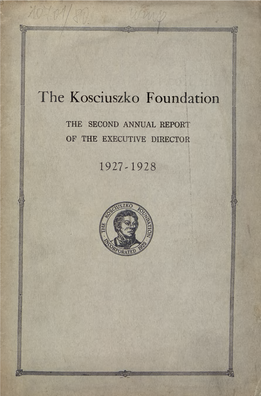 The Kościuszko Foundation I