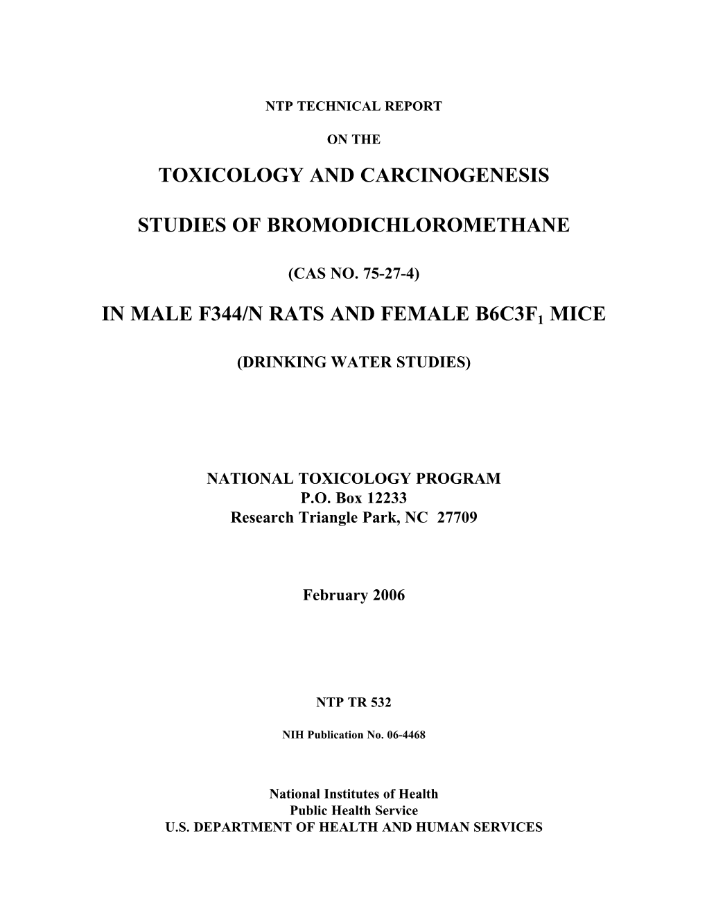 Bromodichloromethane