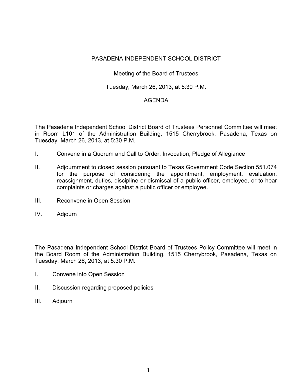 Pasadena Independent School District